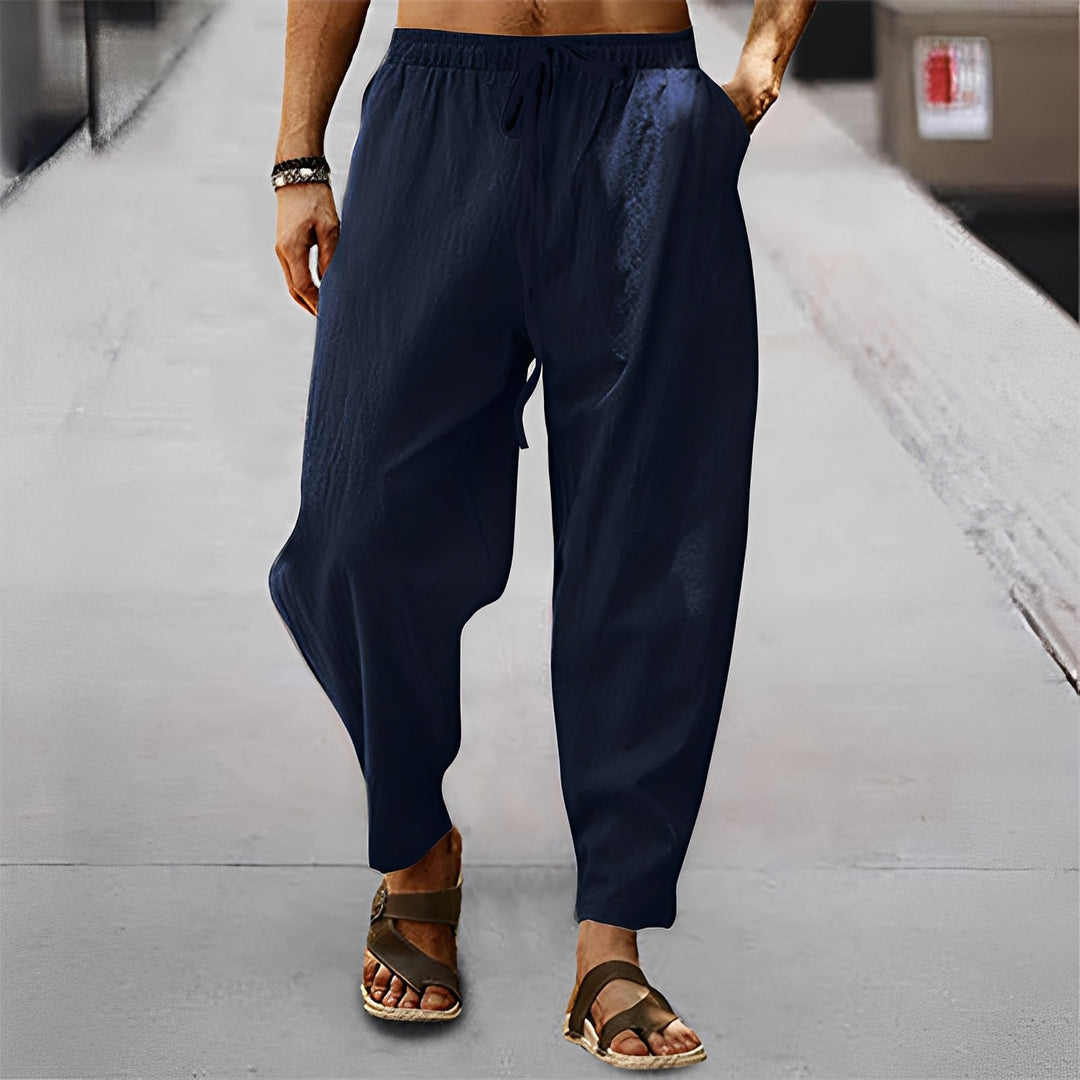 Jaxson - Leichte Herren-Strandshorts aus Leinen
