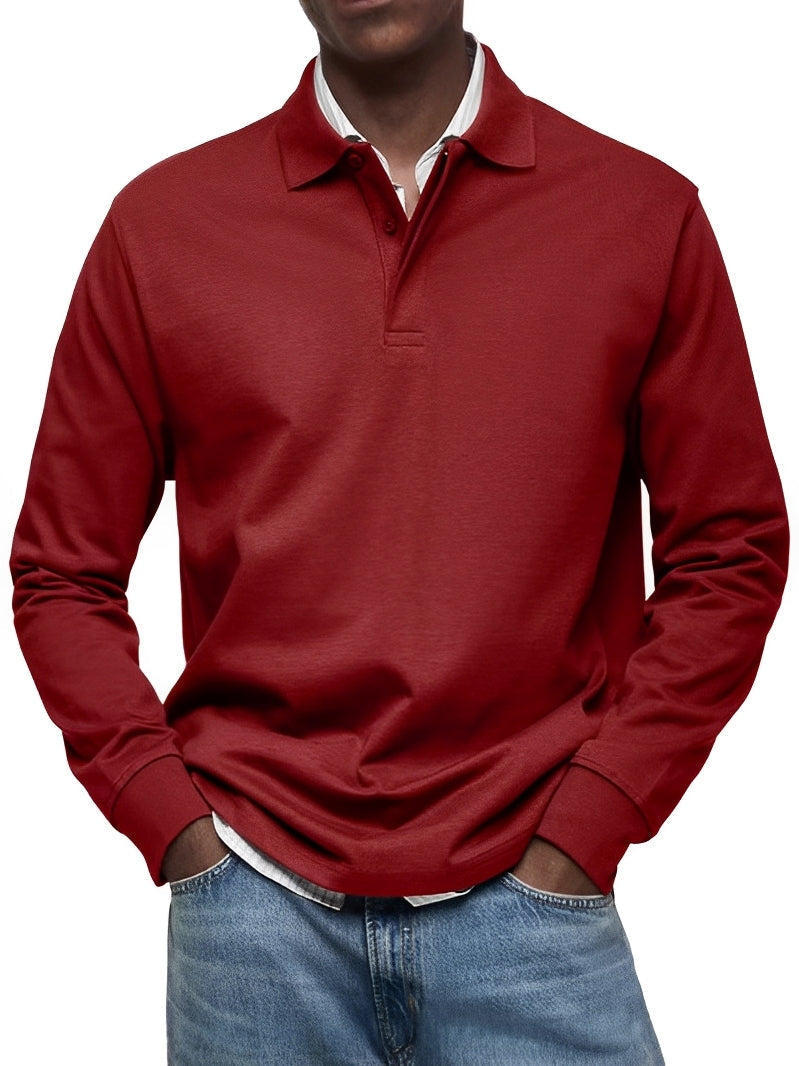 Willis - Eleganter Herrenpullover mit Knöpfen