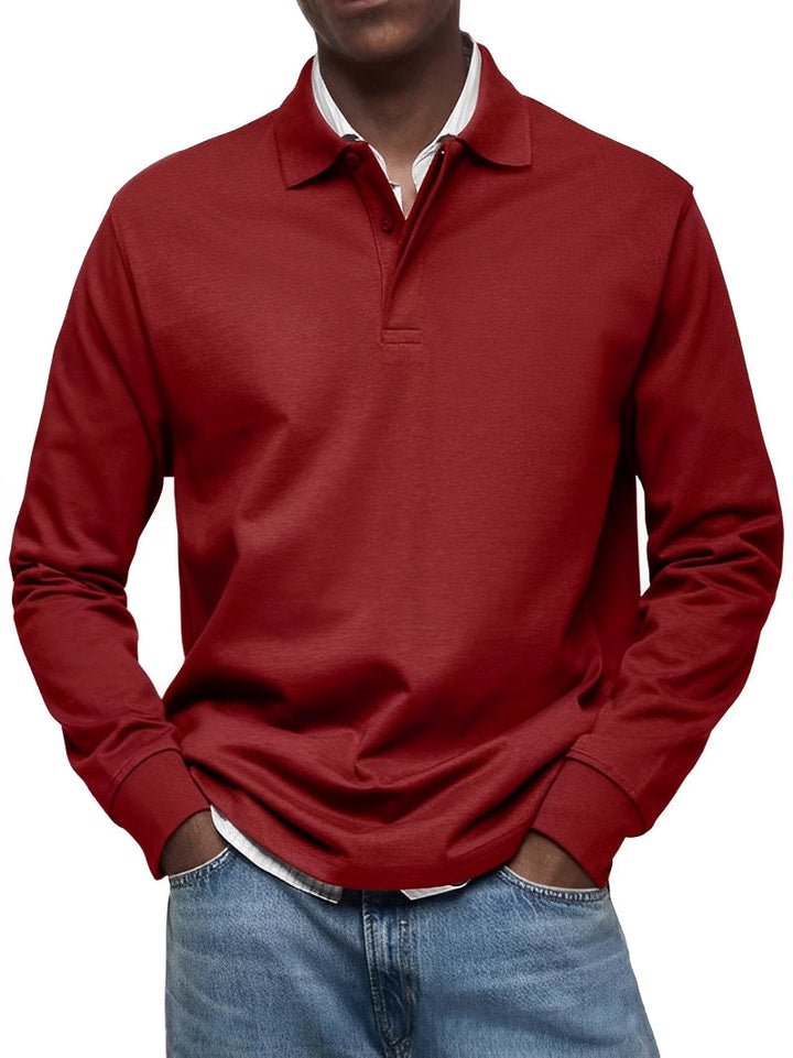 Willis - Eleganter Herrenpullover mit Knöpfen