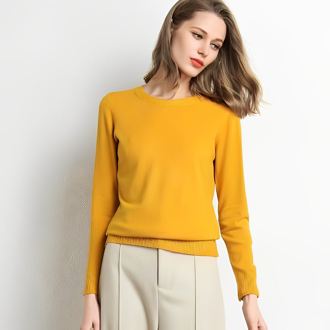 Carmella - Bequemer und weicher Damenpullover aus Strick