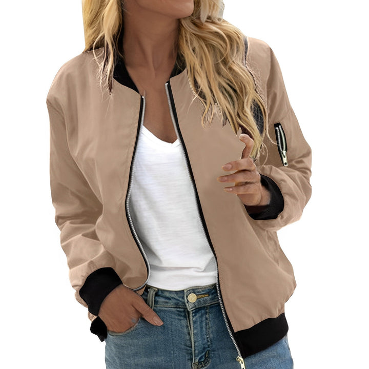 Vanessa - Schicke Damen-Bomberjacke mit Zipper