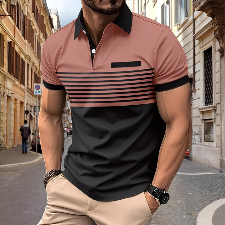 Rayden - Schickes Herren-Polohemd mit Streifen