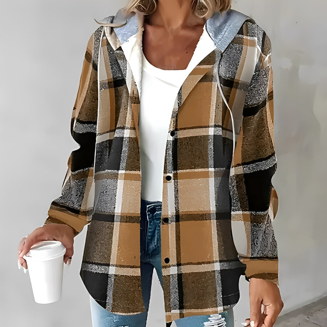Briana - Bequeme, warme Damen-Hoodiejacke
