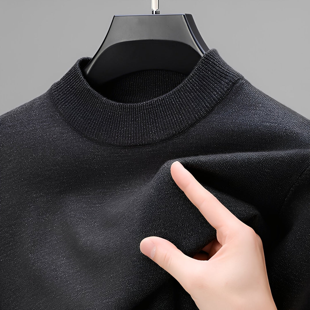 Davis - Gemütlicher Kaschmirpullover mit Saum für Herren