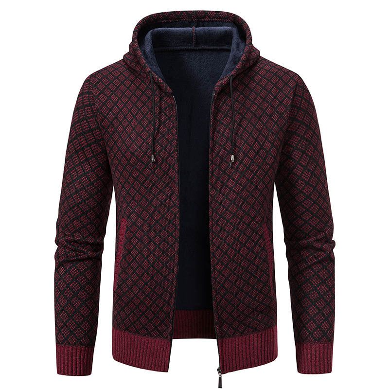 Winton - Modische, schmale Herrenjacke mit Kapuze