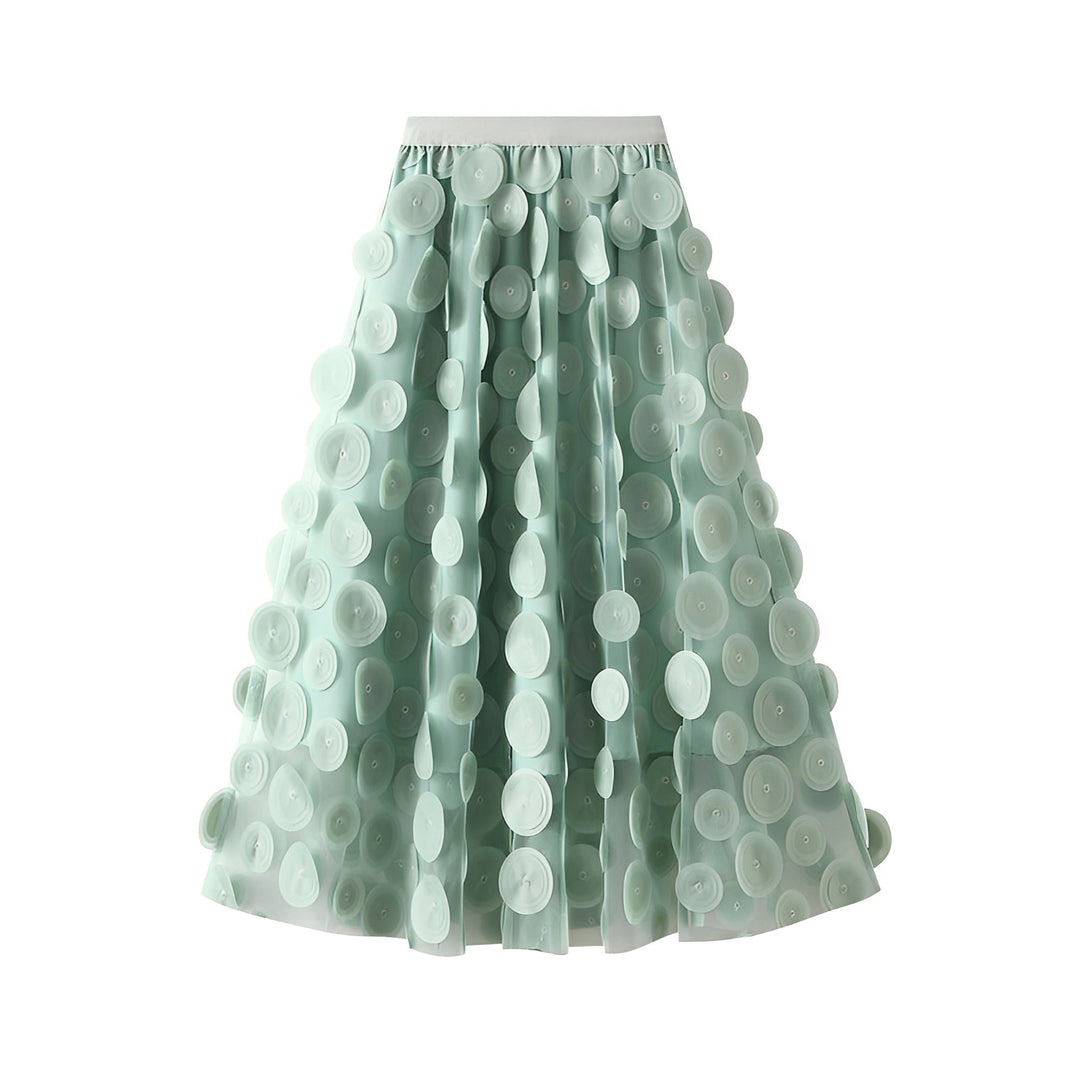 Haylee - Eleganter Midirock aus Mesh für Frauen