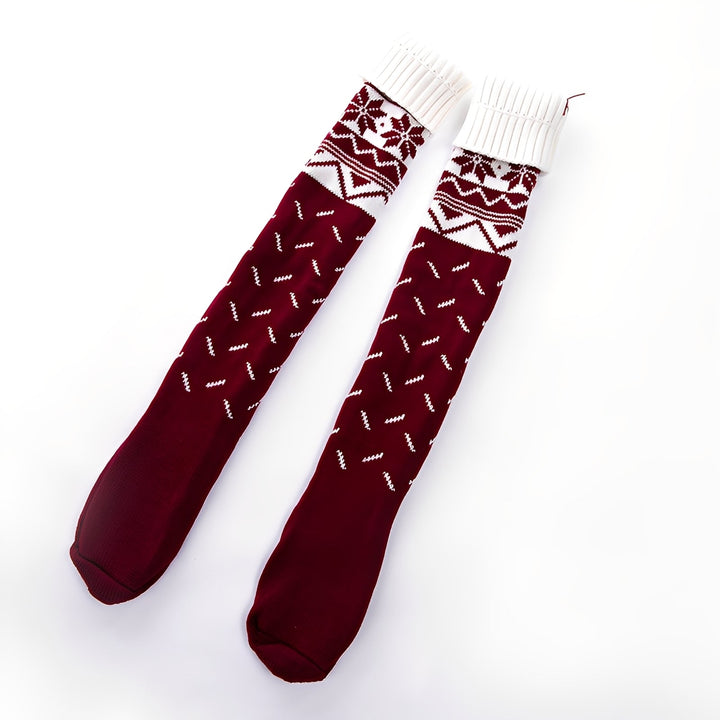 Corinne - Stilvolle Wollsocken für Damen zu Weihnachten