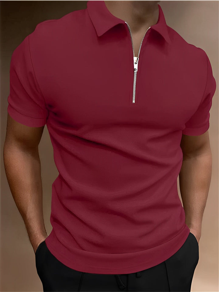 Carl - Komfortables Poloshirt mit Reißverschluss für Herren