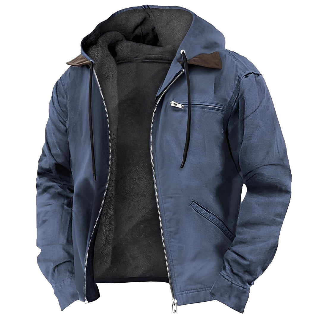 Dwayne - Herren Kapuzen-Fleecejacke