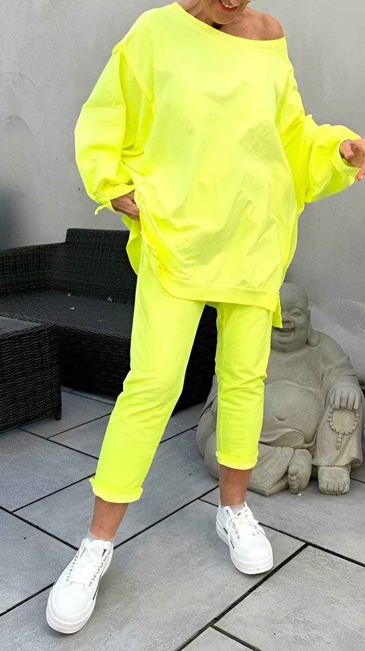 Eleanore - Lässiges Damen-Set mit lockerem Top und Hose