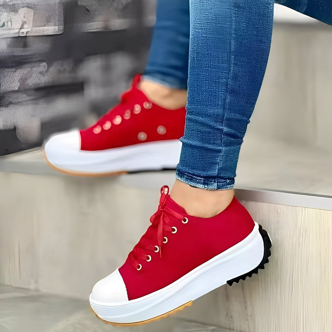 Mellony - Bequeme Damenschuhe mit dicker Sohle
