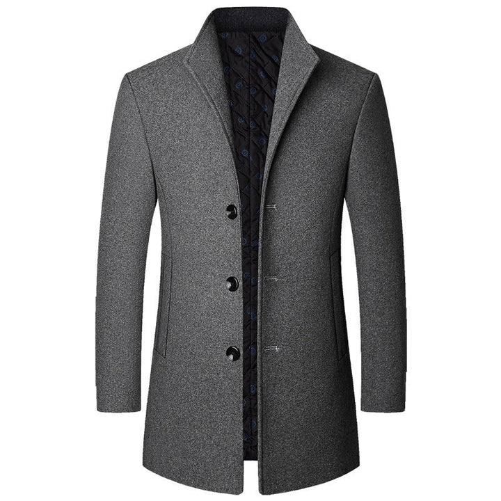 Colson - Schicker langer Herren-Wollmantel