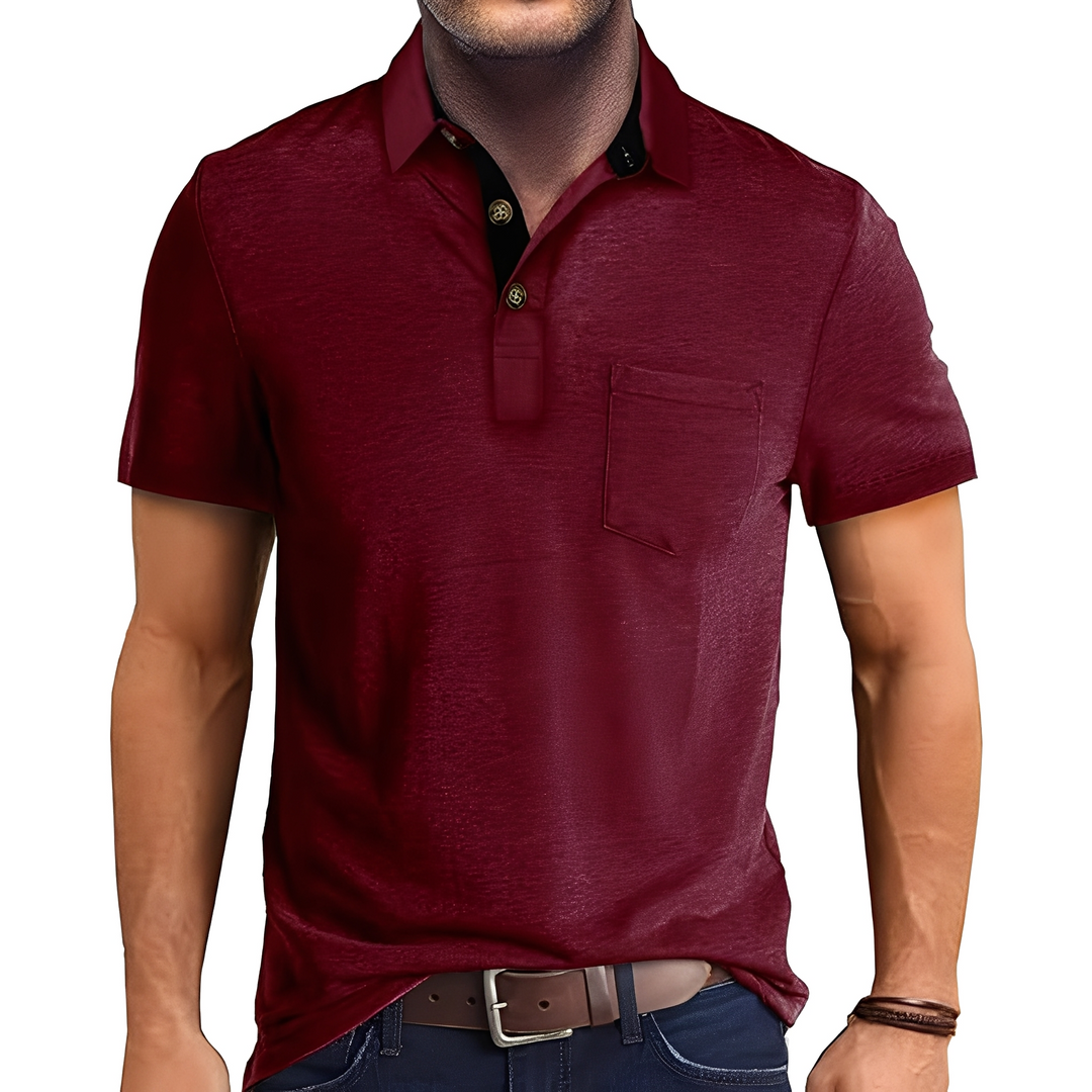 Abner - Klassisches Herren-Poloshirt mit kurzen Ärmeln