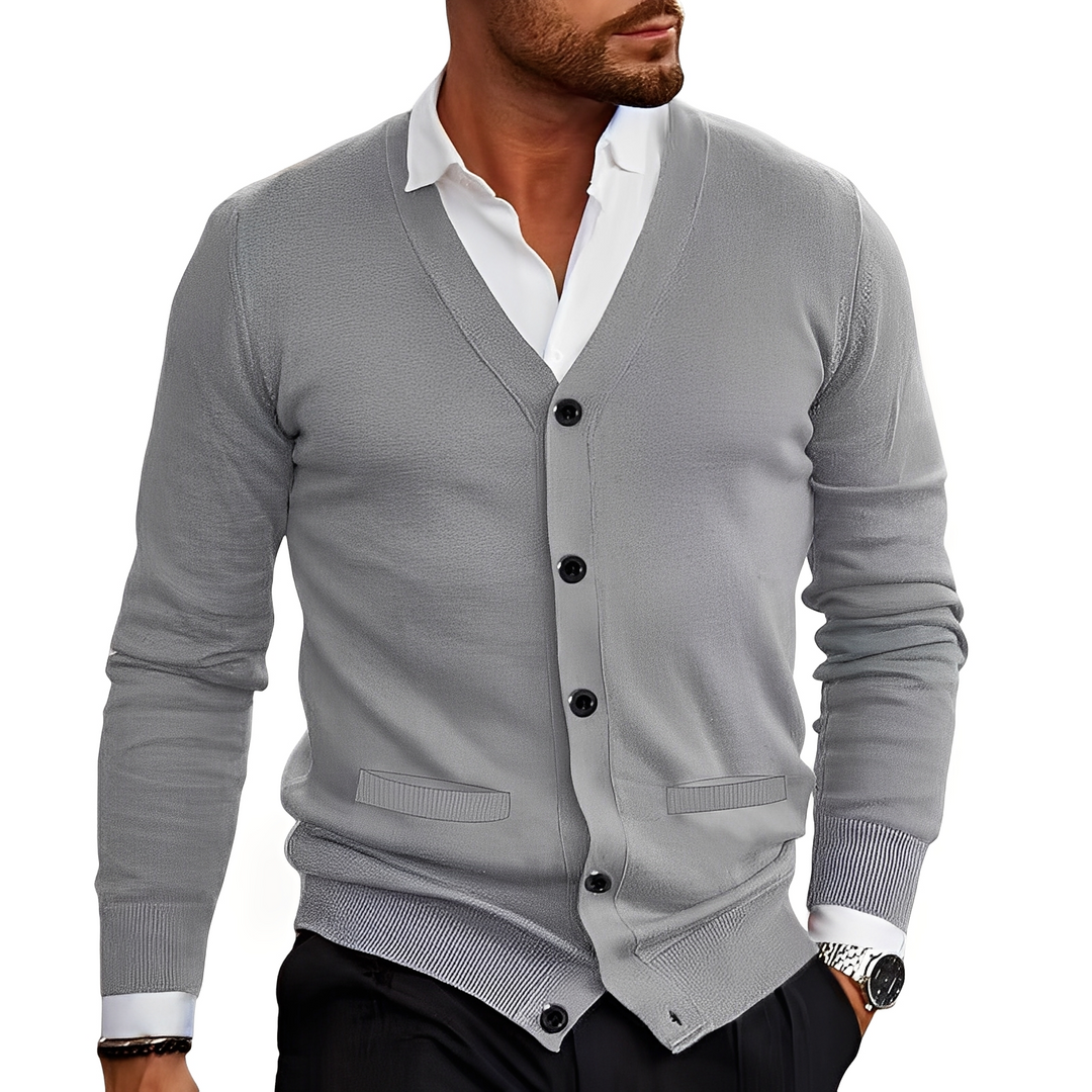 Kyler - Eleganter Herren-Cardigan mit Knöpfen