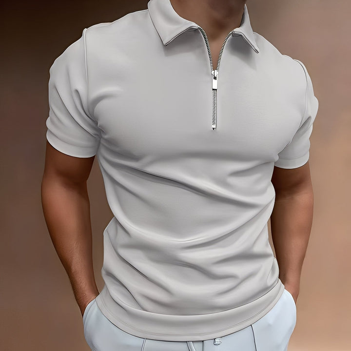 Hubert - Elegantes Polohemd mit Reißverschluss für Herren