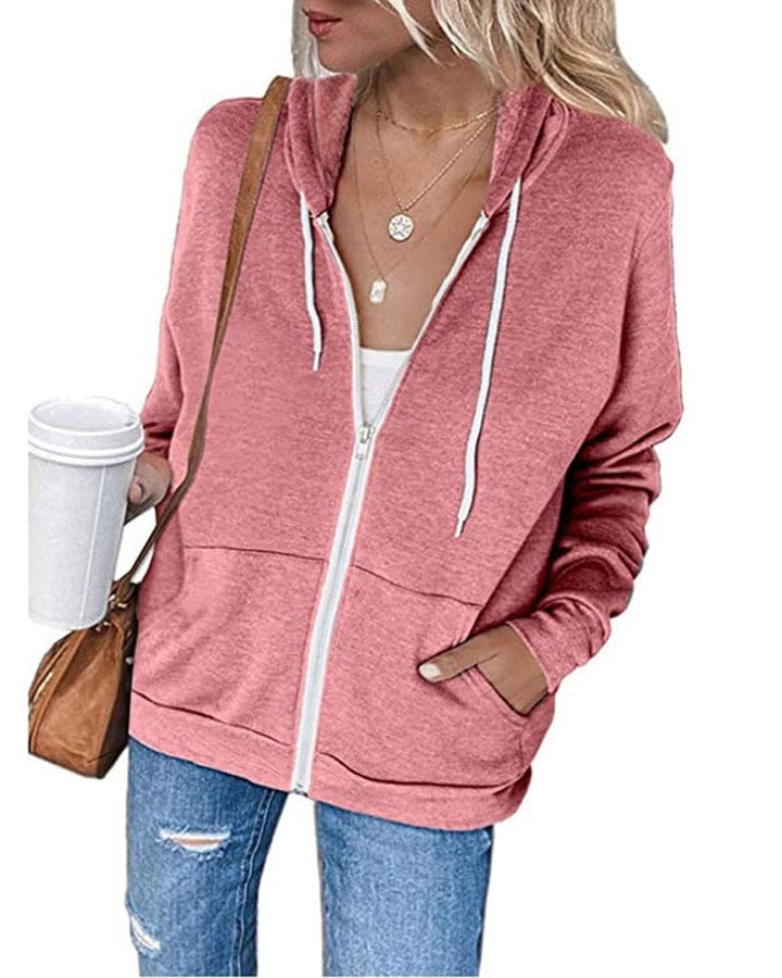 CloudZip - Weiche Baumwoll-Mischung Sweatshirt