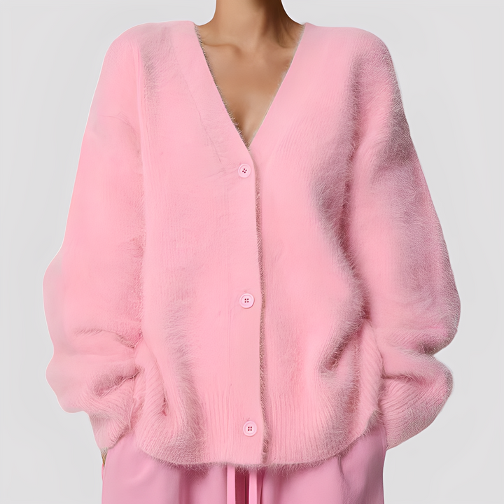 Lavena - Bequemer, lockerer Damen-Kaschmirpullover