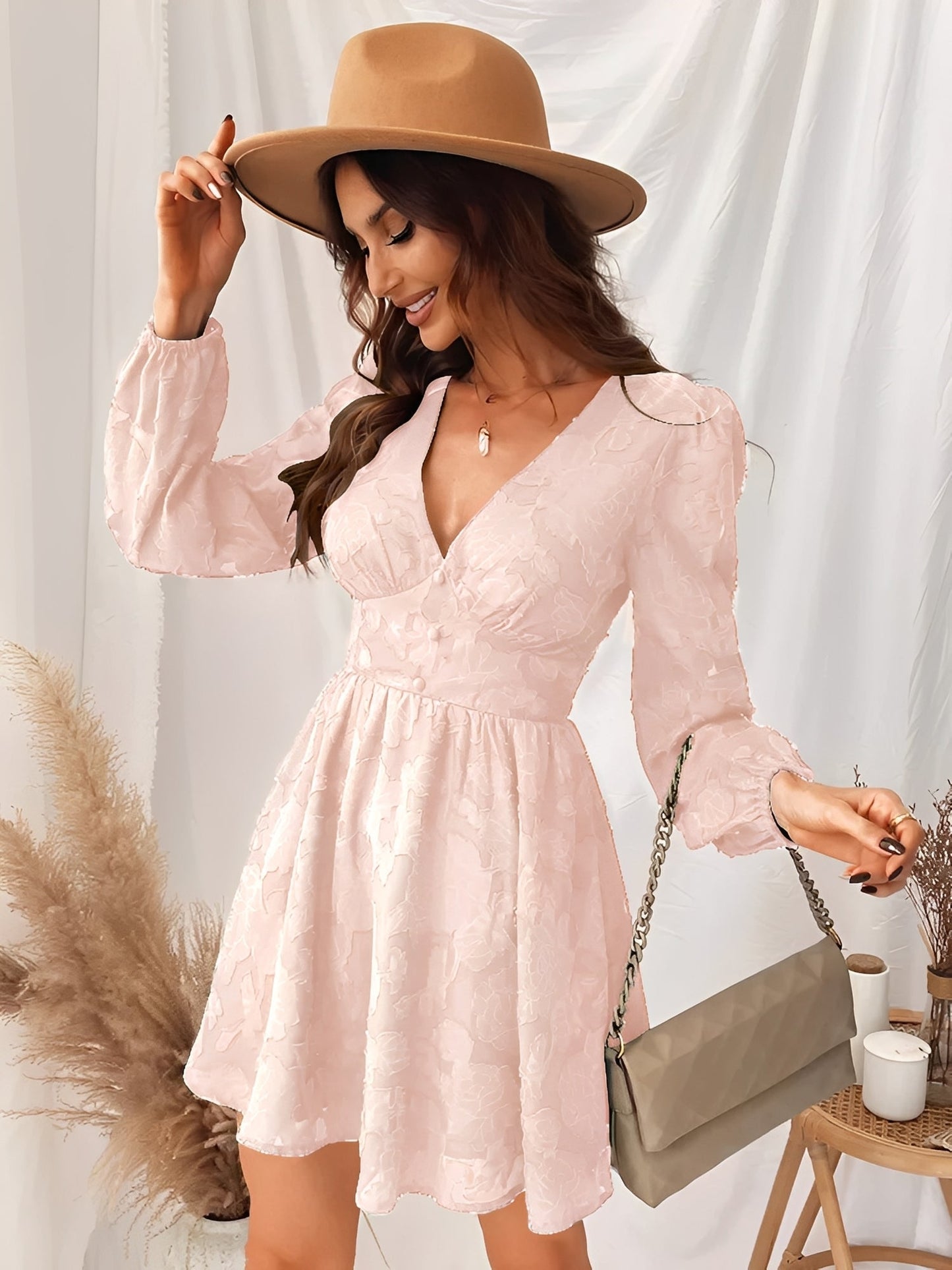 Thea - Elegantes Mini-Kleid mit A-Linie für Damen