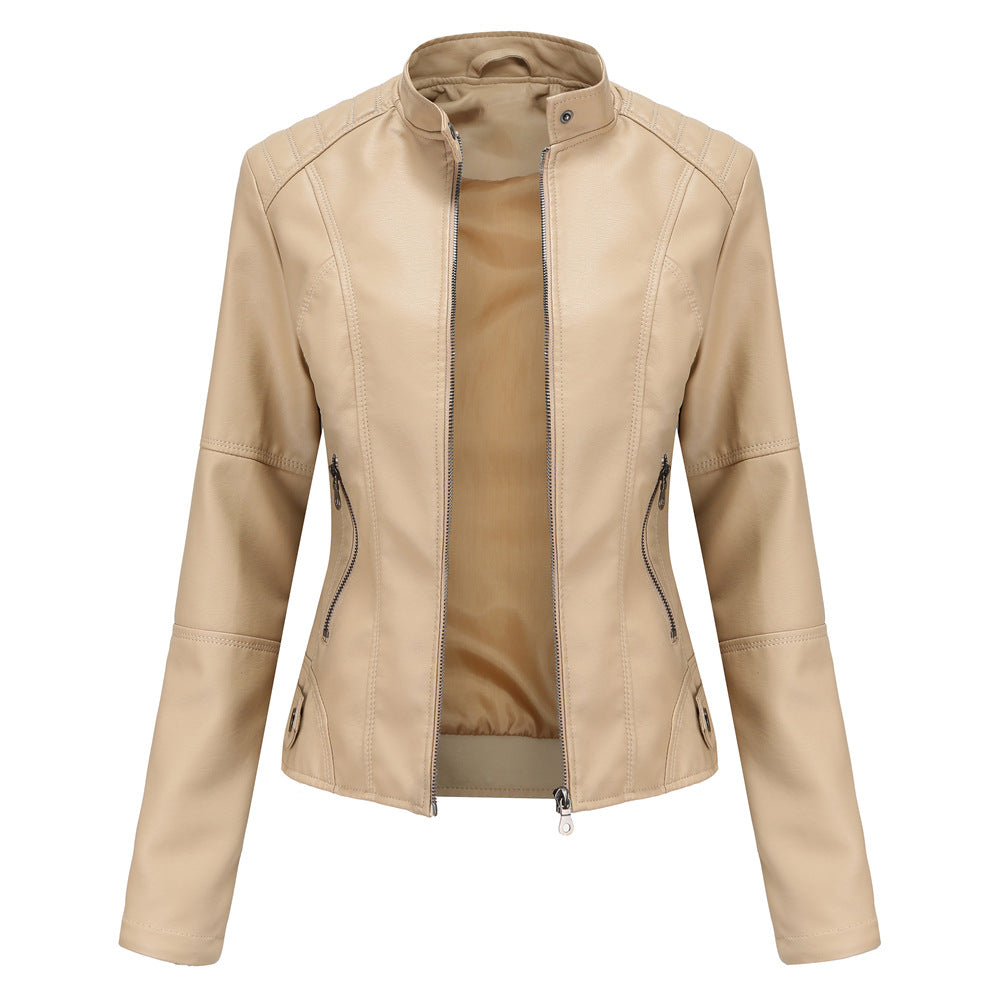 Martha - Elegante, taillierte Damenlederjacke