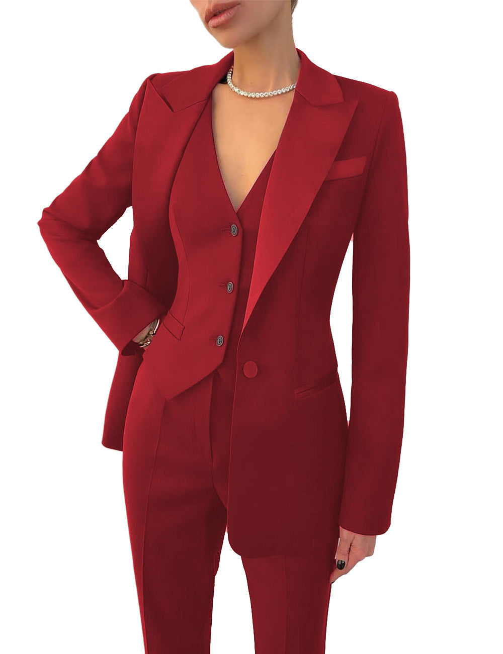 Keanna - Formelles dreiteiliges Damen-Business-Outfit
