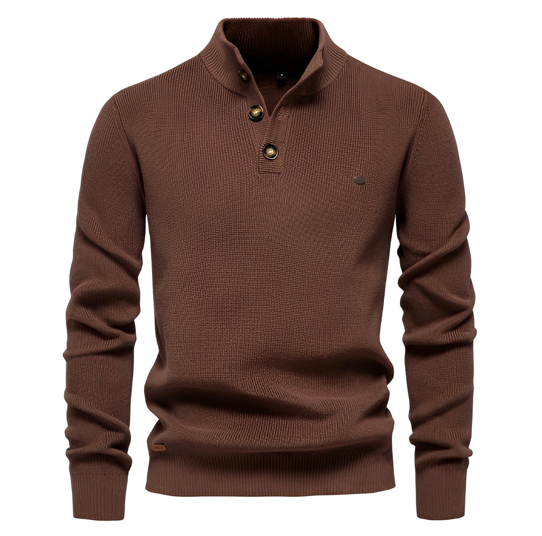 Royston - Bequemer Pullover für Herren mit Viertelreißverschluss