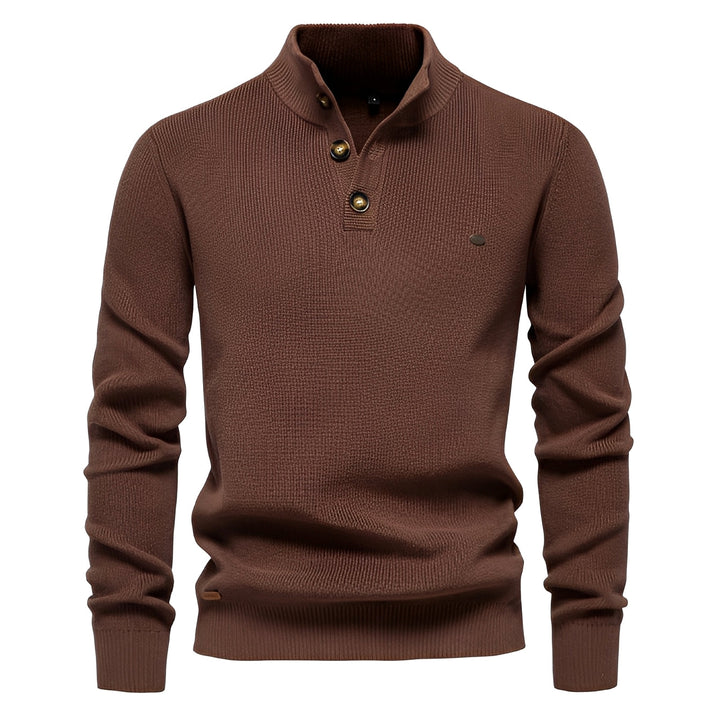 Royston - Bequemer Pullover für Herren mit Viertelreißverschluss