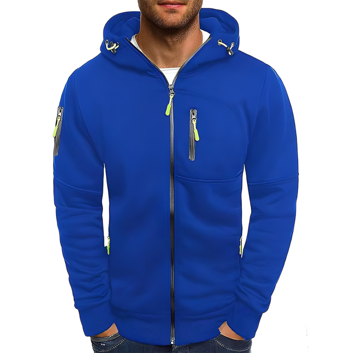 Miller - Bequeme Herren-Kapuzenjacke mit Reißverschluss