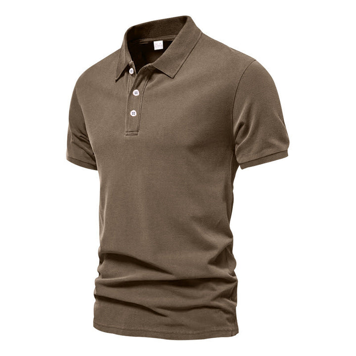Evans - Bequemes Herren-Kurzarm-Poloshirt