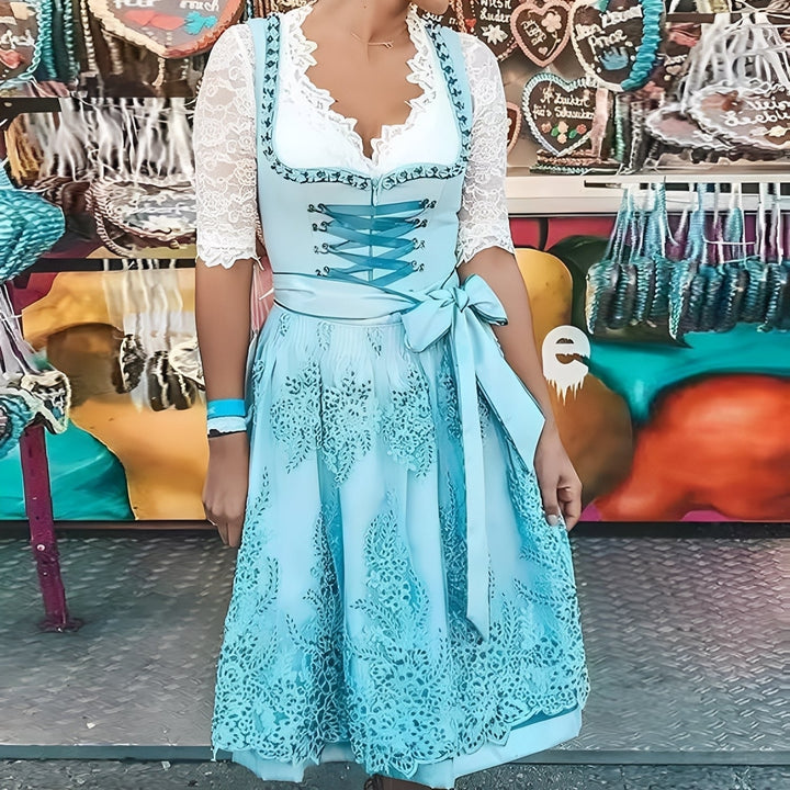 Mellony - Traditionelles Dirndl im klassischen Look für Damen