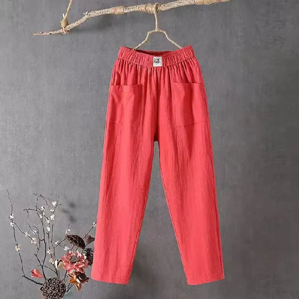 Trina - Weite Hosen Komfort Casual