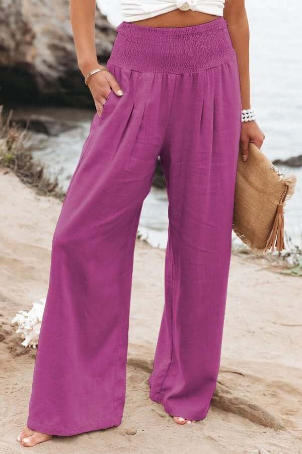 Quinley - Leinen Stretch-Hose