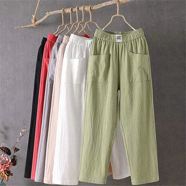 Trina - Weite Hosen Komfort Casual