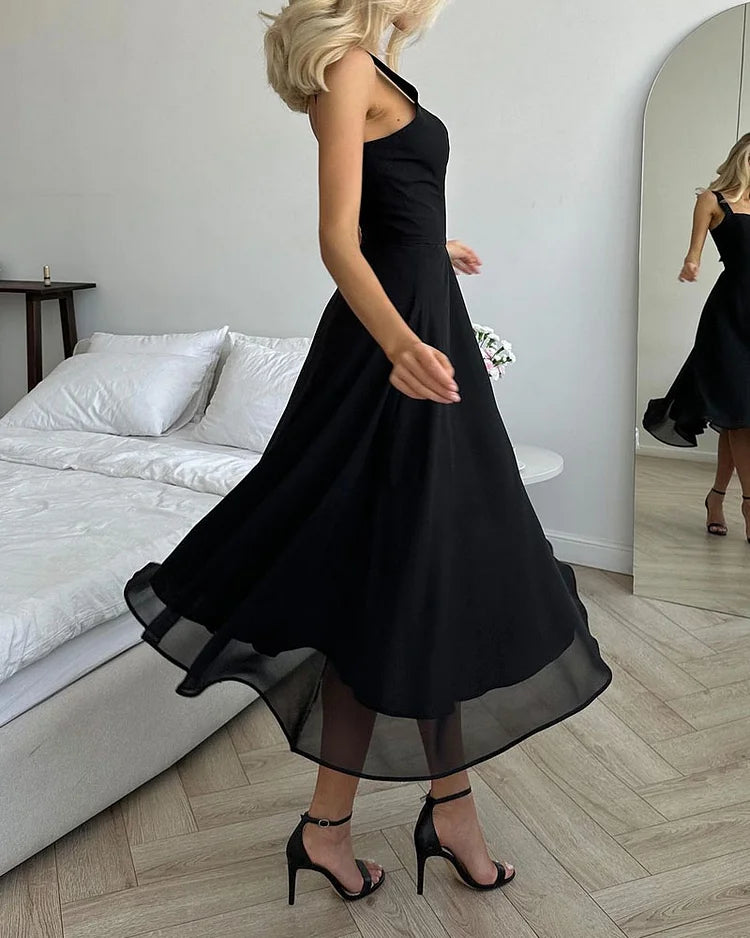 Miles – Modernes Chiffon-Kleid Eleganz