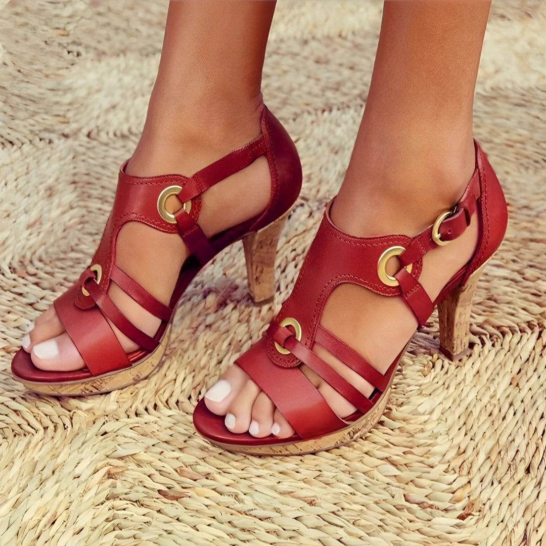 Laurelle - Elegante Damensandalen mit hohen Absätzen
