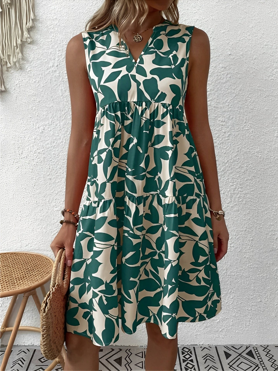 Meredith - Ärmelloses, lässiges Sommerkleid für Damen