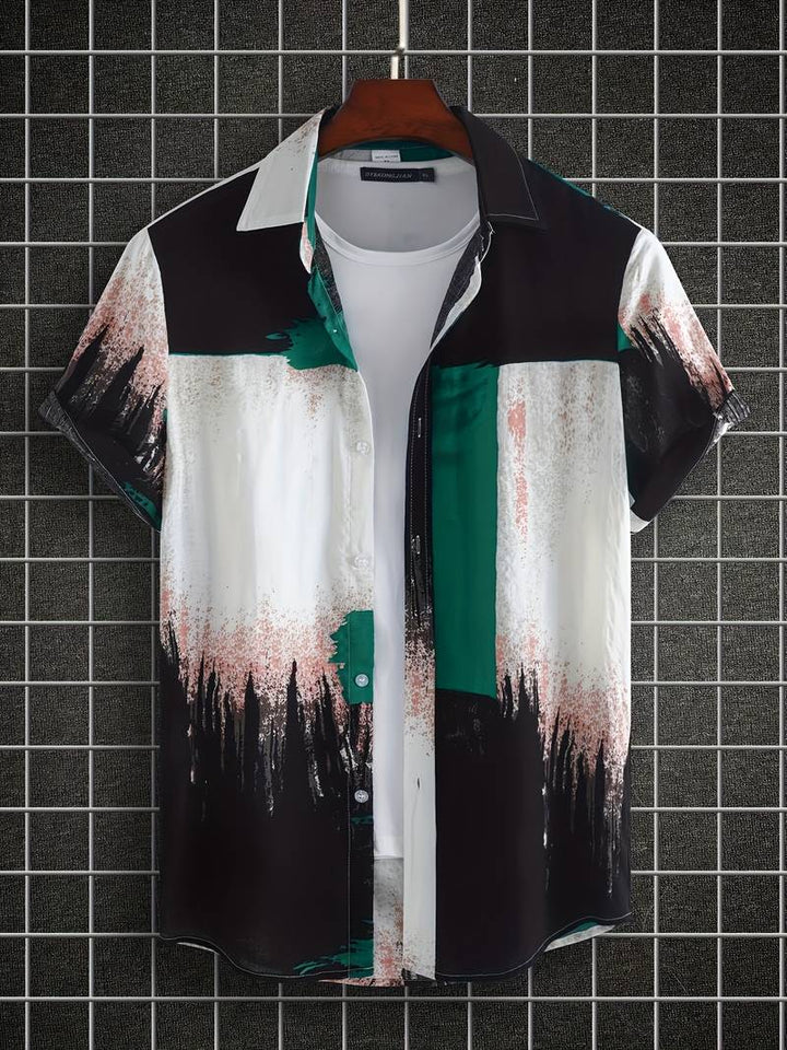 Kenneth - Kurzarm-Casual-Hemd mit frischem Stil