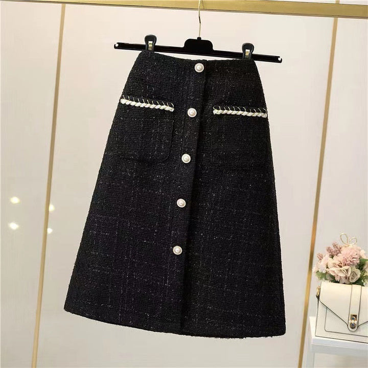 Kamille - A-Linien-Rock aus Sartorialem Tweed