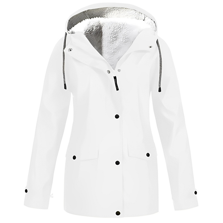 Sherlyn - Damen-Outdoormantel mit Kapuze und weichem Innenfutter