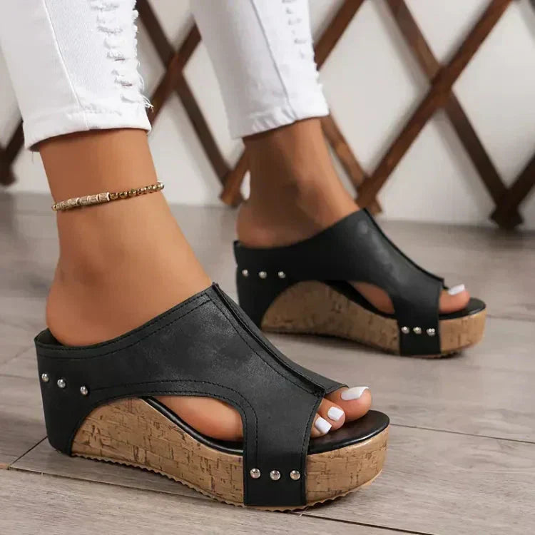 Luna - Orthopädische Sandalen mit Plateau und modernem Stil