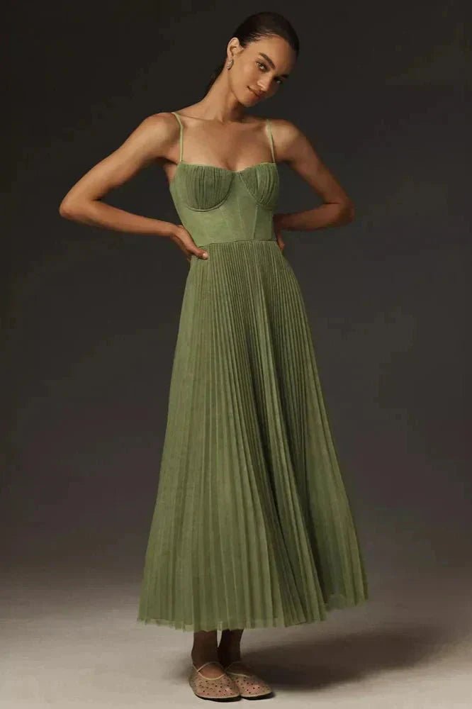 Amabelle - Feminin und Raffiniert Midi Kleid