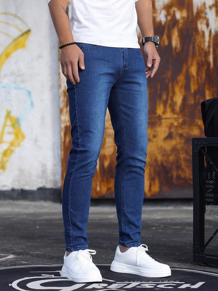 Linford - Klassische Herren Stretch-Skinny-Jeans