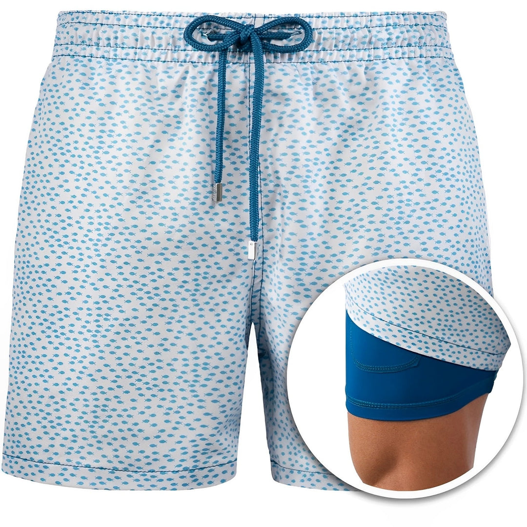 Edric - Stylische Herren-Badeshorts mit Muster