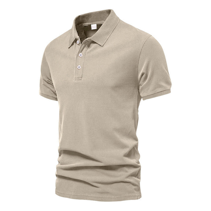 Evans - Bequemes Herren-Kurzarm-Poloshirt
