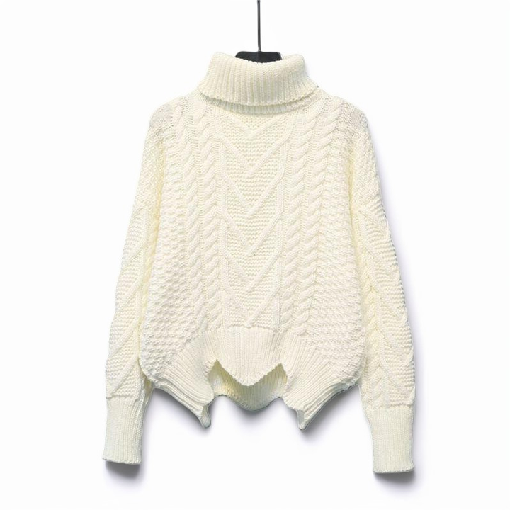 Catrina - Komfortabler, warmer Damen-Rollkragenpullover