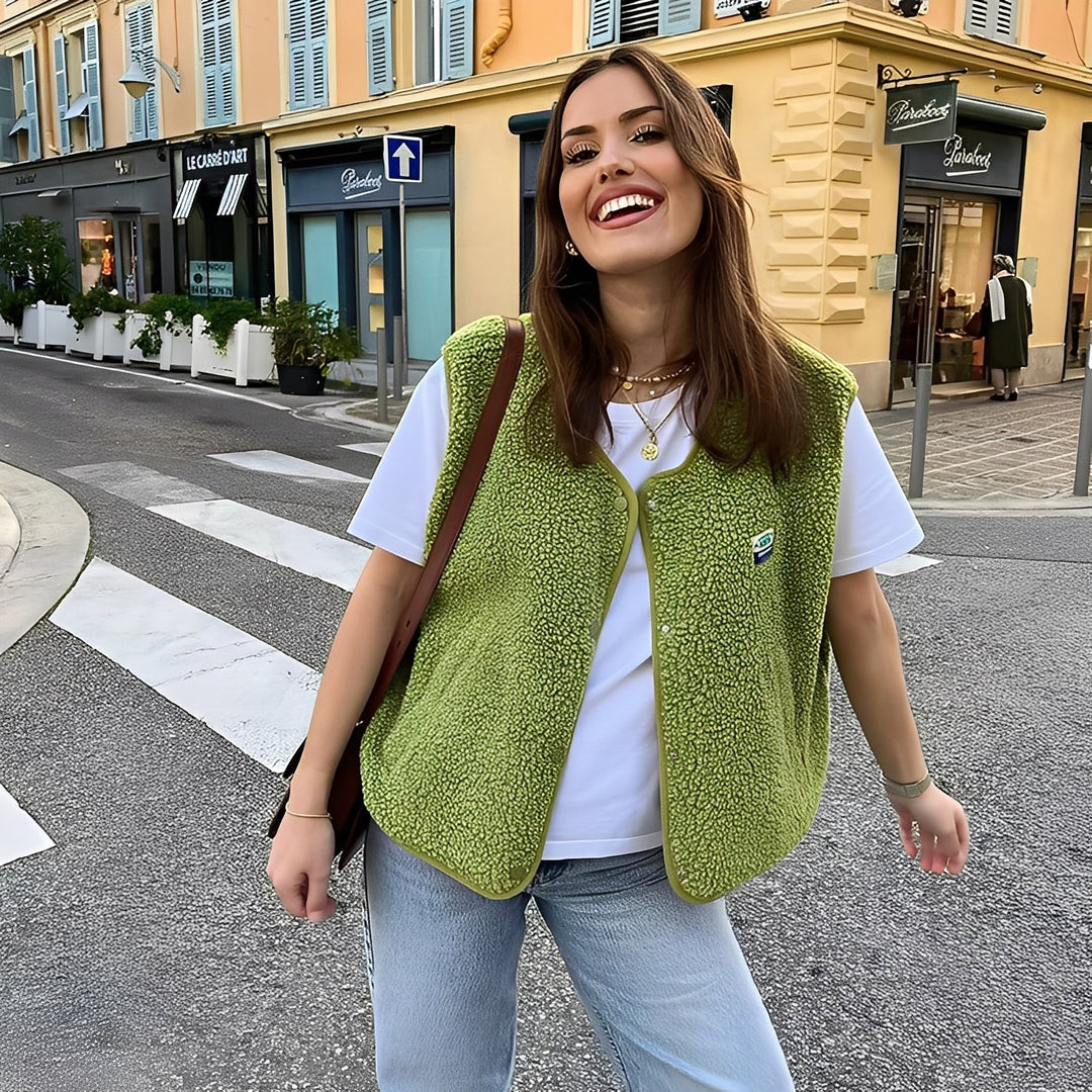 Vanessa - Gemütliche Fleece-Weste für Damen