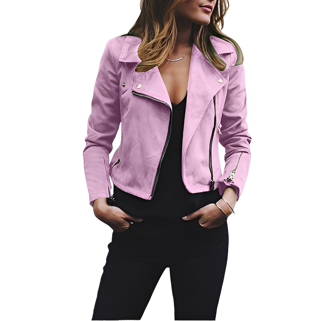 Euphemia - Trendige kurze Damenjacke mit Reverskragen