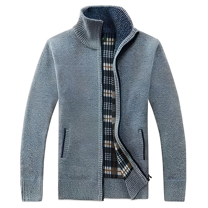 Malinda - Eleganter Cardigan für Herren mit weichem Fleecefutter