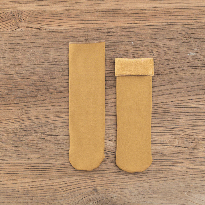 Gloria - Warme Samt-Schneesocken für Frauen