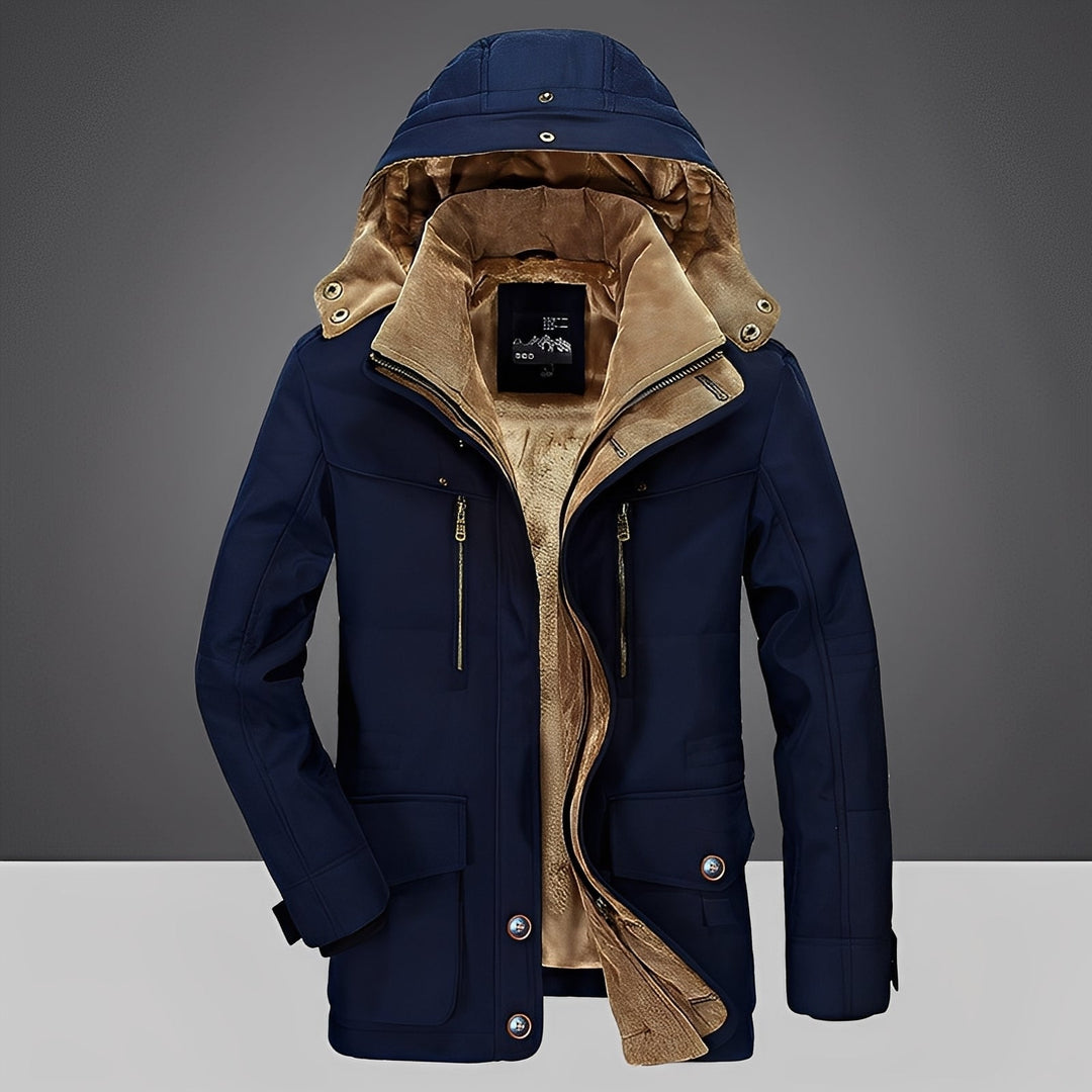 Nicholas - Herrenjacke mit warmem Fleece-Innenfutter