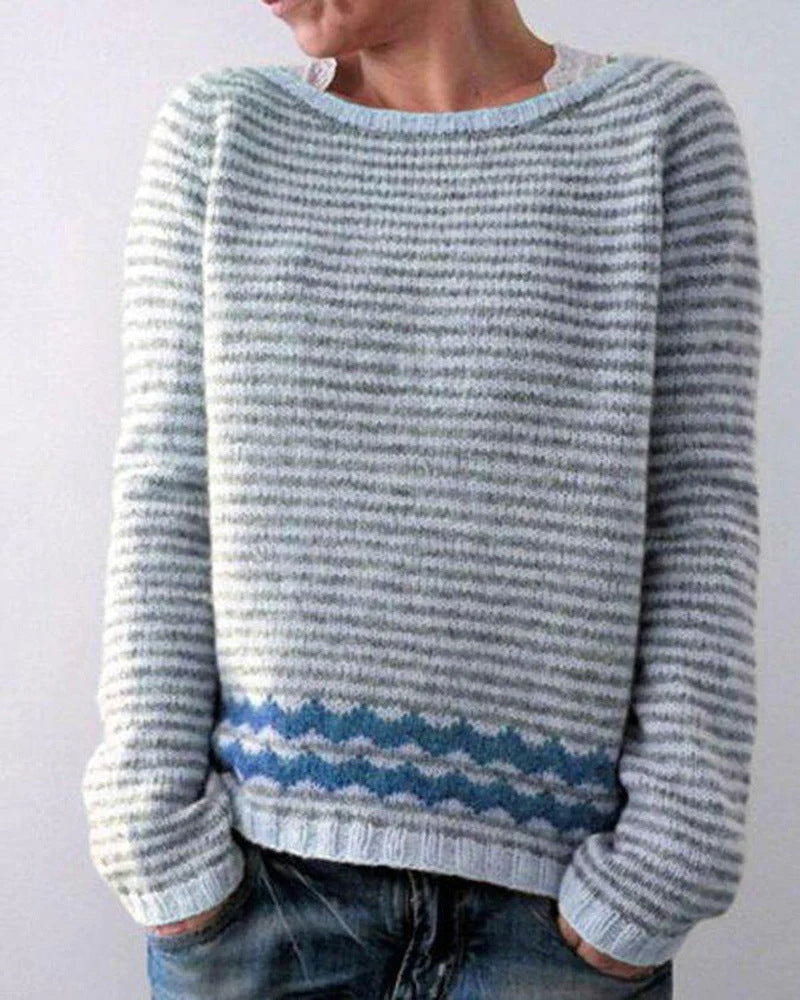Emma - Bequemer Retro-Pullover Frauenmode